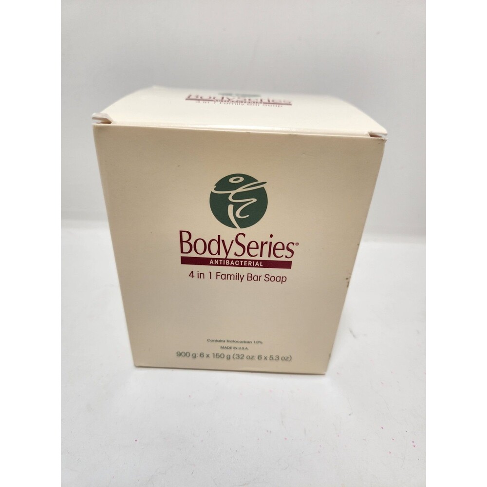 VINTAGE NIB Amway BODYSERIES 4 IN 1 FAMILY BAR SOAP Antibacterial 6 x 5.3 oz